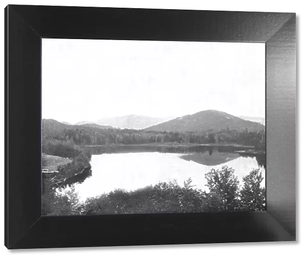 Mirror Lake, Adirondacks, New York State, USA, c1900. Creator: Unknown