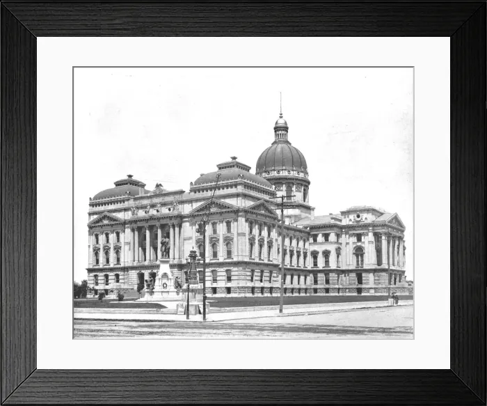 Framed Print : State Capitol, Indianapolis, Indiana, USA, c1900. Creator: Unknown Framed Print : State Capitol, Indianapolis, Indiana, USA, c1900. Creator: Unknown