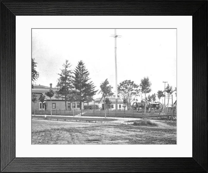 Framed Print : Site of old Fort Wayne, Indiana, USA, c1900. Creator: Unknown Framed Print : Site of old Fort Wayne, Indiana, USA, c1900. Creator: Unknown