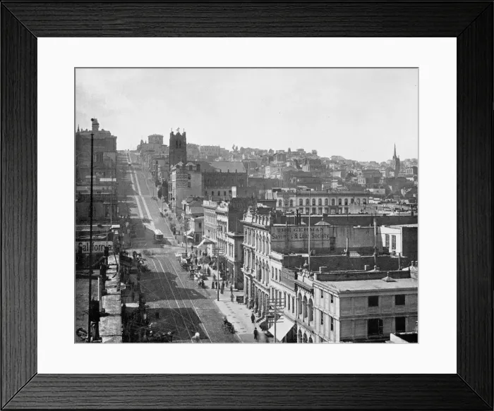 Framed Print : California Street, San Francisco, California, USA, c1900. Creator: Unknown Framed Print : California Street, San Francisco, California, USA, c1900. Creator: Unknown