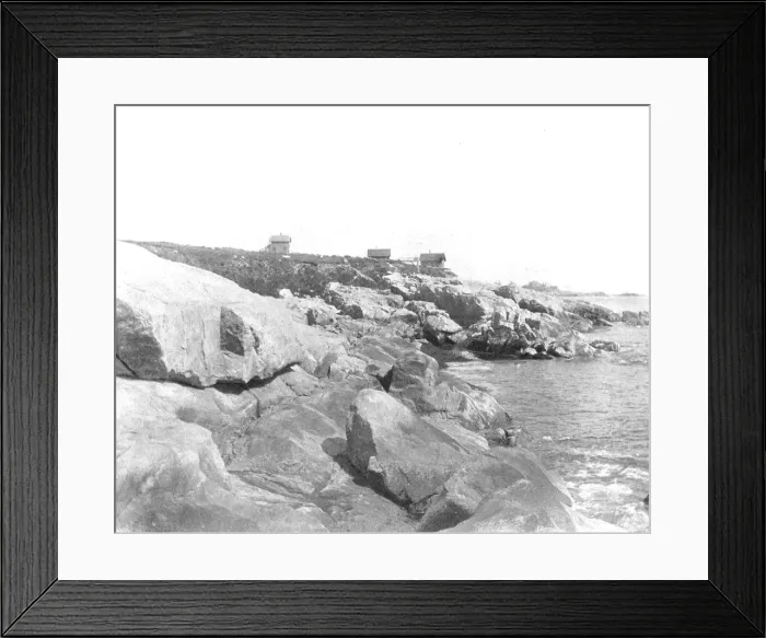 Framed Print : Shore Front, Marblehead, Massachusetts, USA, c1900. Creator: Unknown Framed Print : Shore Front, Marblehead, Massachusetts, USA, c1900. Creator: Unknown