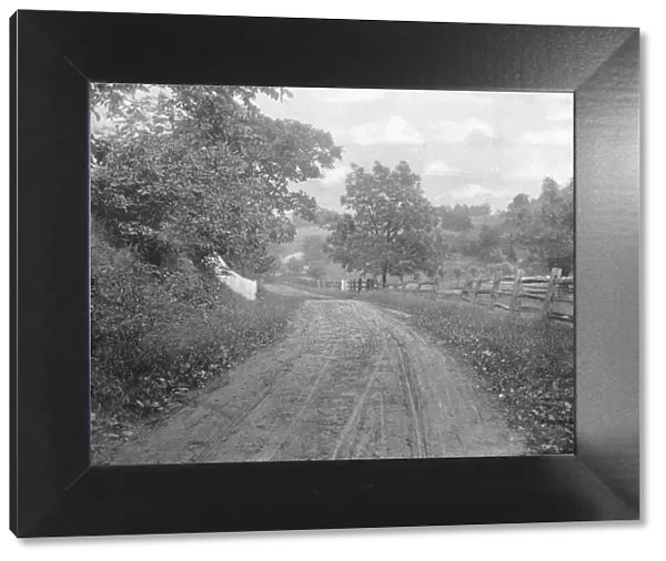 Road Alongside the Brandywine, Pennsylvania, USA, c1900. Creator: Unknown