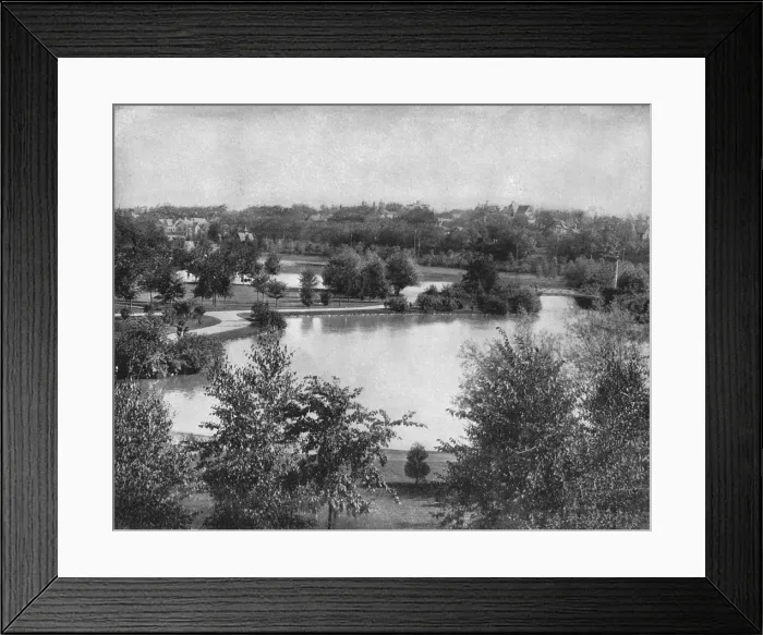 Framed Print : Central Park, Minneapolis, Minnesota, USA, c1900. Creator: Unknown Framed Print : Central Park, Minneapolis, Minnesota, USA, c1900. Creator: Unknown