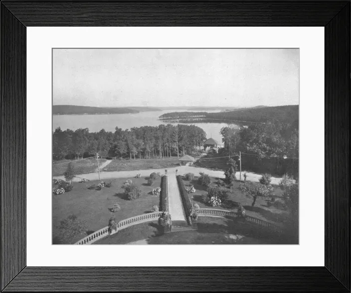 Framed Print : Lake Hopatcong, New Jersey, USA, c1900. Creator: Unknown Framed Print : Lake Hopatcong, New Jersey, USA, c1900. Creator: Unknown