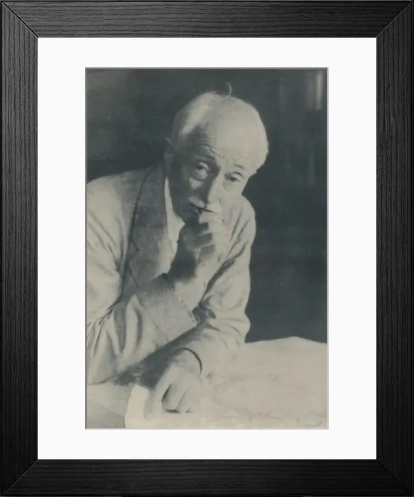 Framed Print : John Masefield. O. M. (c1950). Creator: Unknown Framed Print : John Masefield. O. M. (c1950). Creator: Unknown