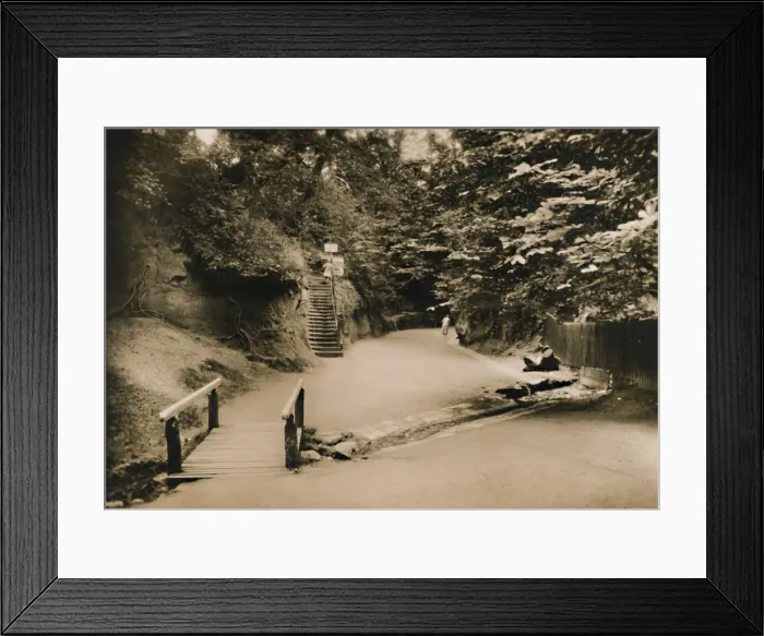 Framed Print : Chine Hollow, Shanklin, I. W. c1920. Creator: Unknown Framed Print : Chine Hollow, Shanklin, I. W. c1920. Creator: Unknown