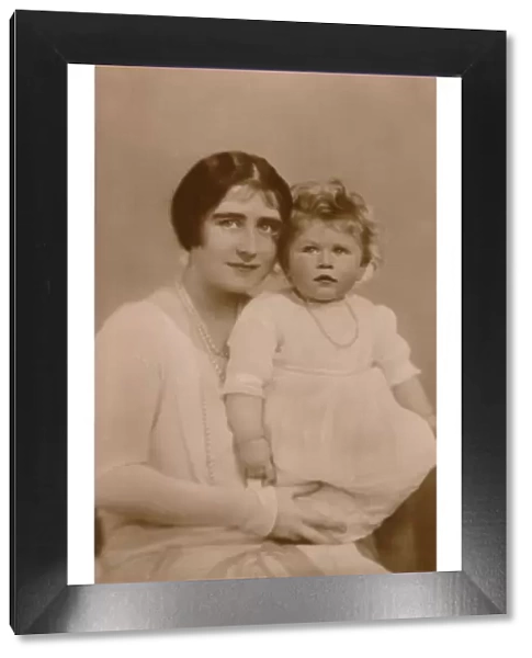 H. R. H. The Duchess of York and Princess Elizabeth, 1928. Creator: Marcus Adams
