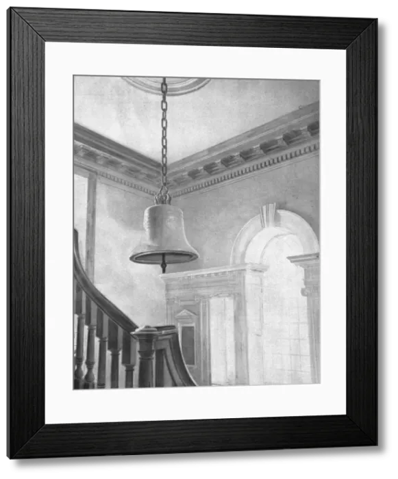 Framed Print : Liberty Bell, Independence Hall, Philadelphia, USA, c1900. Creator: Unknown Framed Print : Liberty Bell, Independence Hall, Philadelphia, USA, c1900. Creator: Unknown