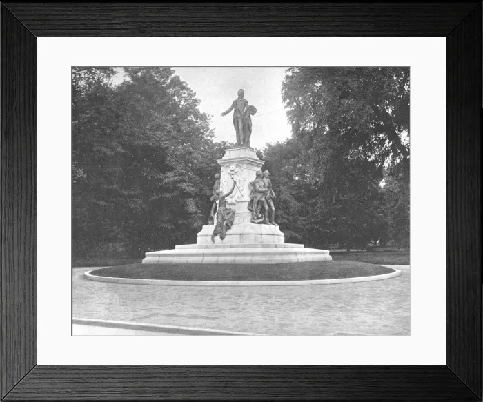Framed Print : Lafayette Statue, Washington DC, USA, c1900. Creator: Unknown Framed Print : Lafayette Statue, Washington DC, USA, c1900. Creator: Unknown
