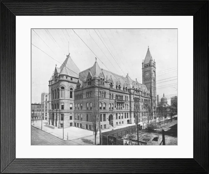 Framed Print : New City Hall, Cincinnati, Ohio, USA, c1900. Creator: Unknown Framed Print : New City Hall, Cincinnati, Ohio, USA, c1900. Creator: Unknown