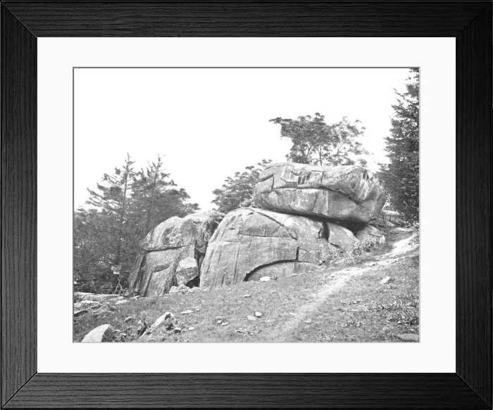 Framed Print : Devils Den, Gettysburg, Pennsylvania, USA, c1900. Creator: Unknown Framed Print : Devils Den, Gettysburg, Pennsylvania, USA, c1900. Creator: Unknown