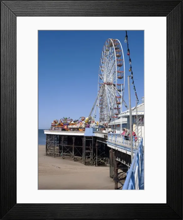 Framed Print : Blackpool, Central Pier, 2009. Creator: Ethel Davies Framed Print : Blackpool, Central Pier, 2009. Creator: Ethel Davies