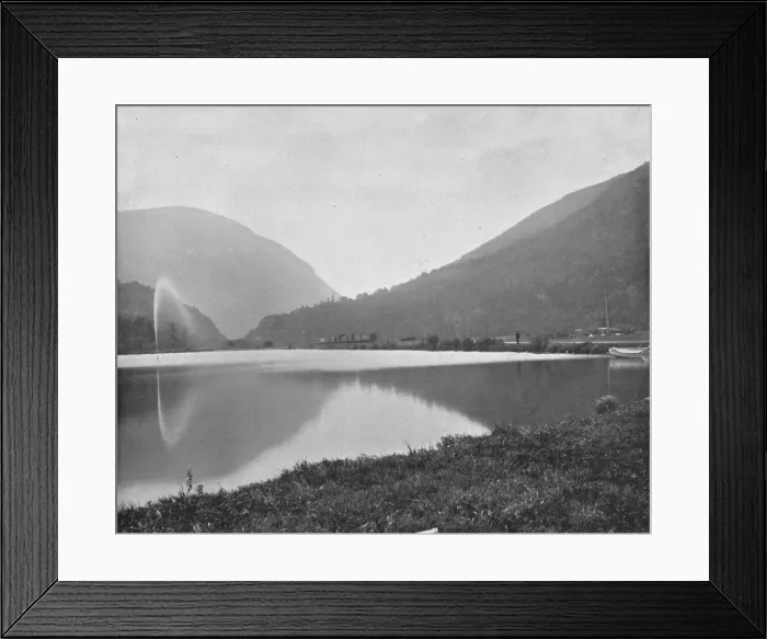 Framed Print : Crawford Notch, White Mountains, New Hampshire, USA, c1900. Creator: Unknown Framed Print : Crawford Notch, White Mountains, New Hampshire, USA, c1900. Creator: Unknown