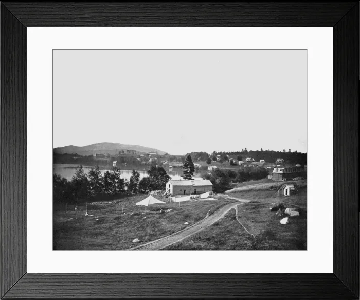 Framed Print : Lake Placid, Adirondacks, New York State, USA, c1900. Creator: Unknown Framed Print : Lake Placid, Adirondacks, New York State, USA, c1900. Creator: Unknown