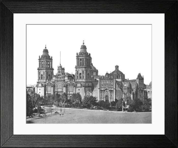 Framed Print : The Cathedral, Mexico City, Mexico, c1900. Creator: Unknown Framed Print : The Cathedral, Mexico City, Mexico, c1900. Creator: Unknown