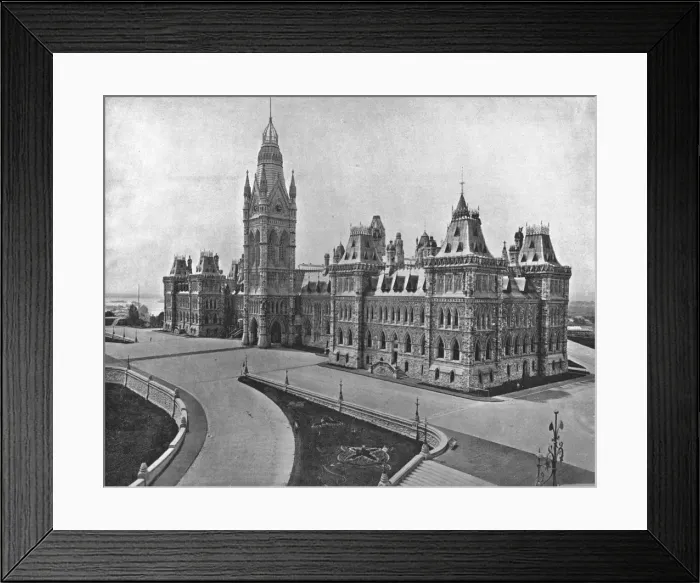Framed Print : Parliament Buildings, Ottawa, Canada, c1900. Creator: Unknown Framed Print : Parliament Buildings, Ottawa, Canada, c1900. Creator: Unknown