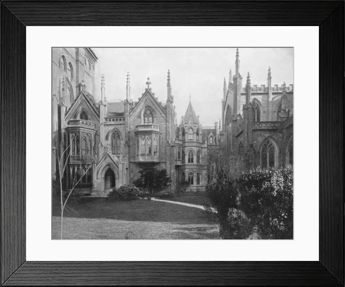 Framed Print : Grace Church and Rectory, New York, USA, c1900. Creator: Unknown Framed Print : Grace Church and Rectory, New York, USA, c1900. Creator: Unknown