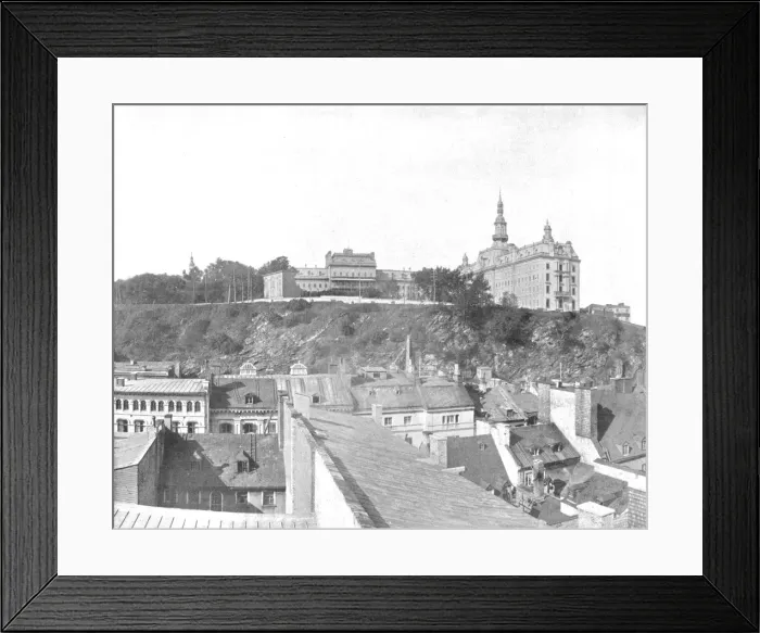 Framed Print : Laval University Buildings, City of Quebec, Canada, c1900. Creator: Unknown Framed Print : Laval University Buildings, City of Quebec, Canada, c1900. Creator: Unknown