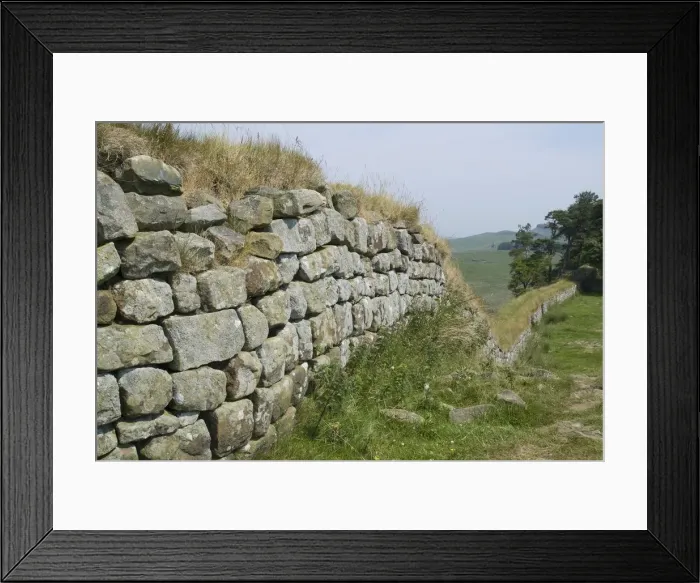 Framed Print : Hadrians Wall, 2006. Creator: Ethel Davies Framed Print : Hadrians Wall, 2006. Creator: Ethel Davies