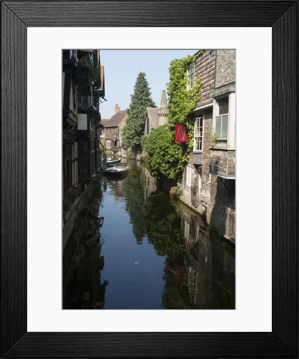 Framed Print : UK, Canterbury, Weavers Ho & river, 2009. Creator: Ethel Davies Framed Print : UK, Canterbury, Weavers Ho & river, 2009. Creator: Ethel Davies