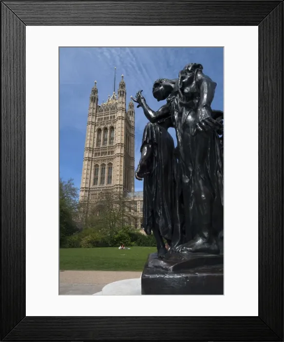 Framed Print : Burghers of Calais, 2005. Creator: Ethel Davies Framed Print : Burghers of Calais, 2005. Creator: Ethel Davies
