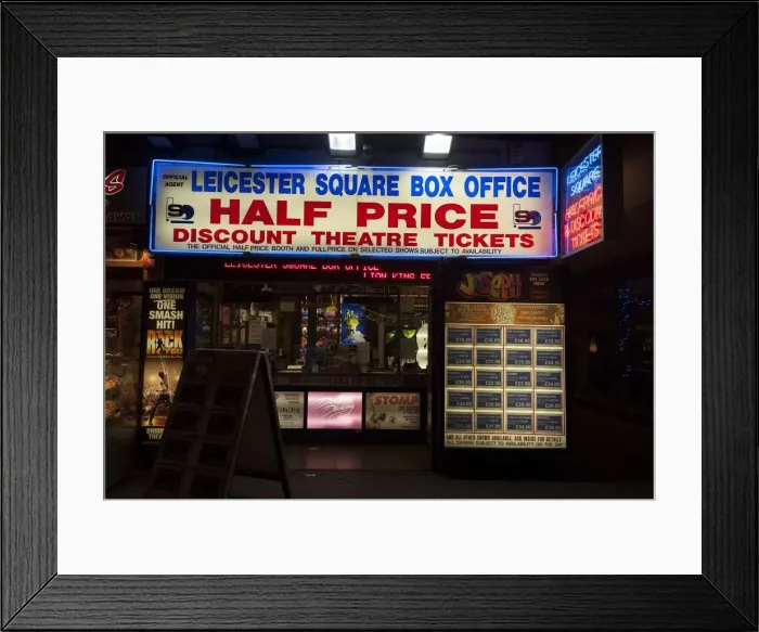 Framed Print : Leicester Square, 2007. Creator: Ethel Davies Framed Print : Leicester Square, 2007. Creator: Ethel Davies