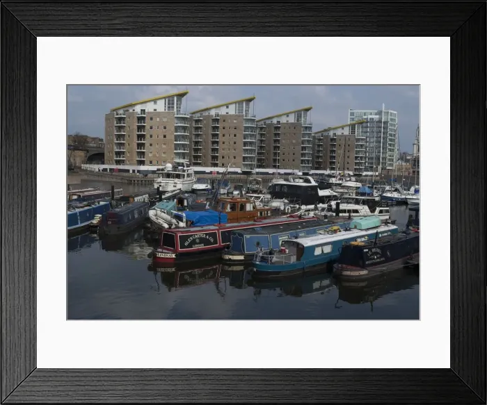 Framed Print : LImehouse Basin, 2009. Creator: Ethel Davies Framed Print : LImehouse Basin, 2009. Creator: Ethel Davies