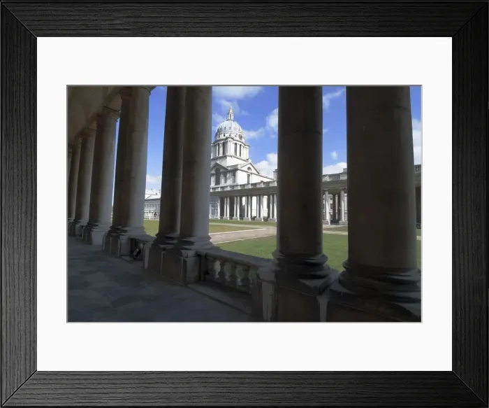 Framed Print : Royal Naval College, 2007. Creator: Ethel Davies Framed Print : Royal Naval College, 2007. Creator: Ethel Davies