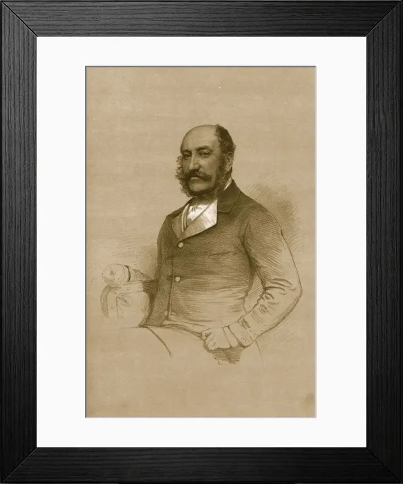 Framed Print : The Duke of Beaufort. K. G. 1879. Creator: Vincent Brooks Day & Son Framed Print : The Duke of Beaufort. K. G. 1879. Creator: Vincent Brooks Day & Son