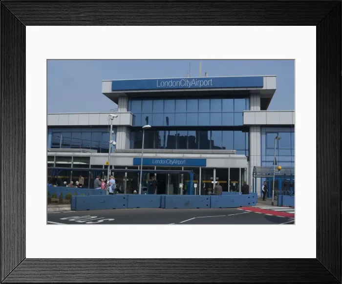 Framed Print : London City Airport, 2009. Creator: Ethel Davies Framed Print : London City Airport, 2009. Creator: Ethel Davies