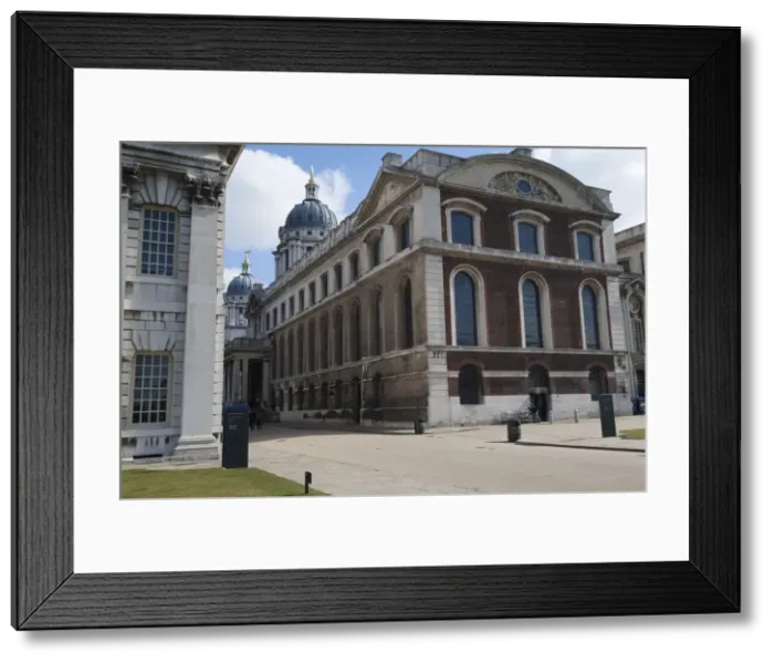 Framed Print : Royal Naval College, 2007. Creator: Ethel Davies Framed Print : Royal Naval College, 2007. Creator: Ethel Davies