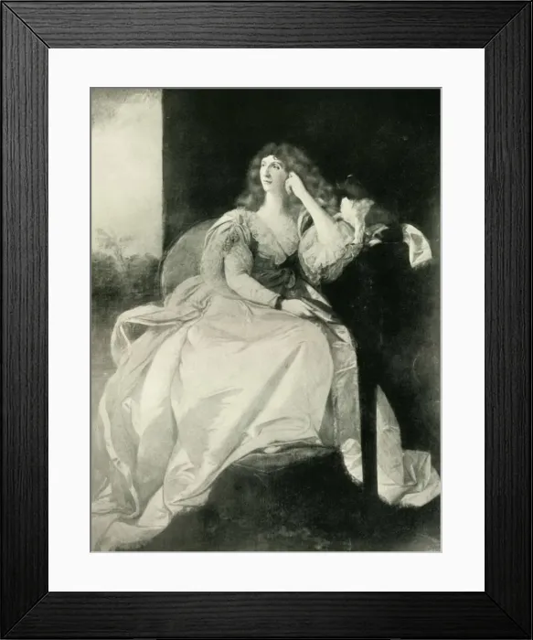 Framed Print : Mrs. Hastings, c1780s, (1925). Creator: Unknown Framed Print : Mrs. Hastings, c1780s, (1925). Creator: Unknown