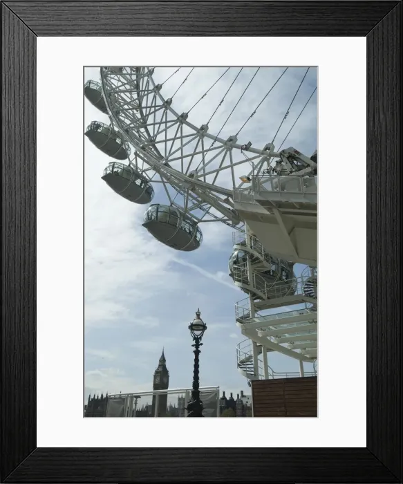 Framed Print : London Eye, 2005. Creator: Ethel Davies Framed Print : London Eye, 2005. Creator: Ethel Davies