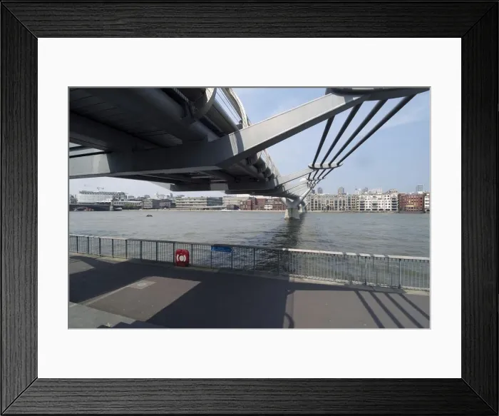 Framed Print : Millennium Bridge, 2005. Creator: Ethel Davies Framed Print : Millennium Bridge, 2005. Creator: Ethel Davies