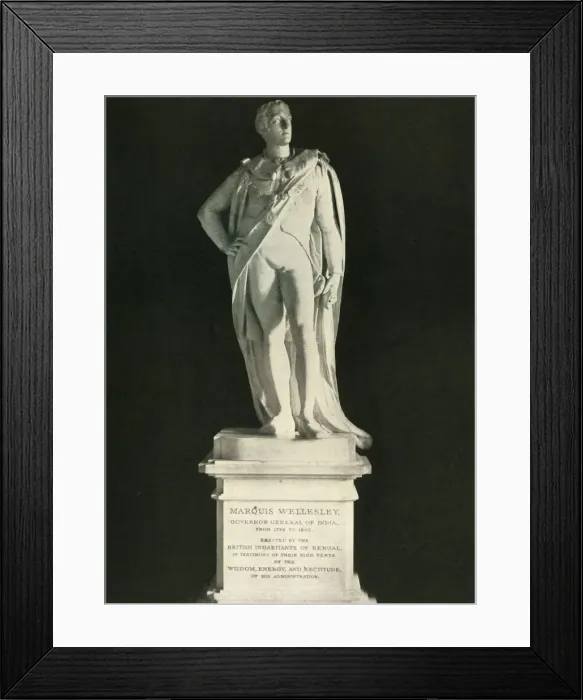 Framed Print : Statue of Lord Wellesley, 1925. Creator: Unknown Framed Print : Statue of Lord Wellesley, 1925. Creator: Unknown