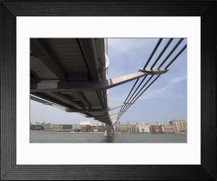 Framed Print : Millennium Bridge, 2005. Creator: Ethel Davies Framed Print : Millennium Bridge, 2005. Creator: Ethel Davies