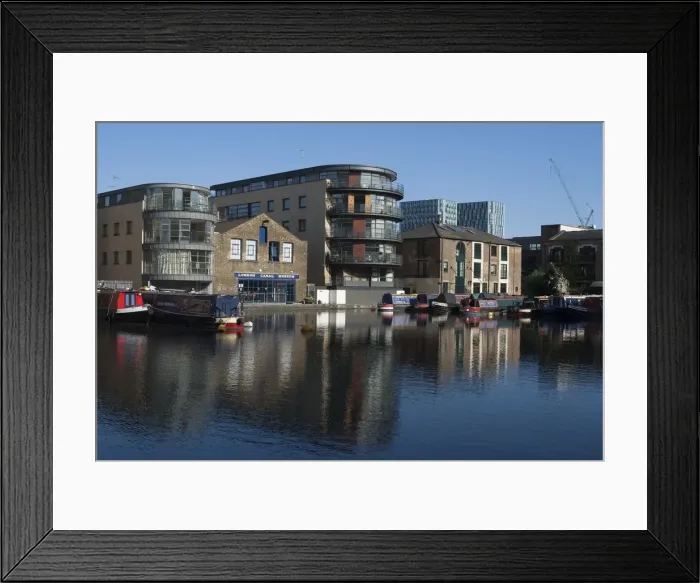 Framed Print : Battlebridge Basin, 2009. Creator: Ethel Davies Framed Print : Battlebridge Basin, 2009. Creator: Ethel Davies