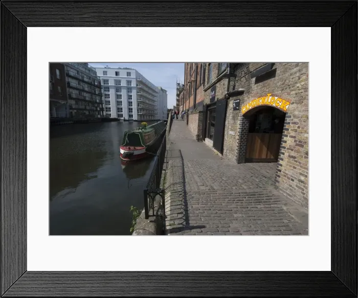 Framed Print : Camden Lock, 2009. Creator: Ethel Davies Framed Print : Camden Lock, 2009. Creator: Ethel Davies
