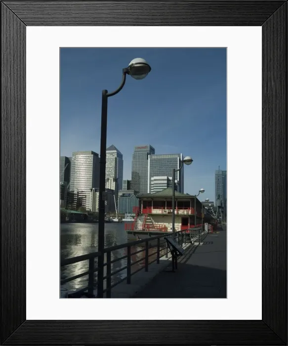 Framed Print : Docklands, 2005. Creator: Ethel Davies Framed Print : Docklands, 2005. Creator: Ethel Davies