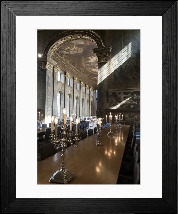 Framed Print : Painted Hall, 2007. Creator: Ethel Davies Framed Print : Painted Hall, 2007. Creator: Ethel Davies