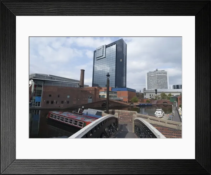 Framed Print : Birmingham, Canal, B ham, 2009. Creator: Ethel Davies Framed Print : Birmingham, Canal, B ham, 2009. Creator: Ethel Davies
