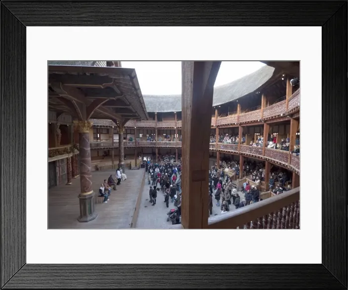 Framed Print : Globe Theatre, 2007. Creator: Ethel Davies