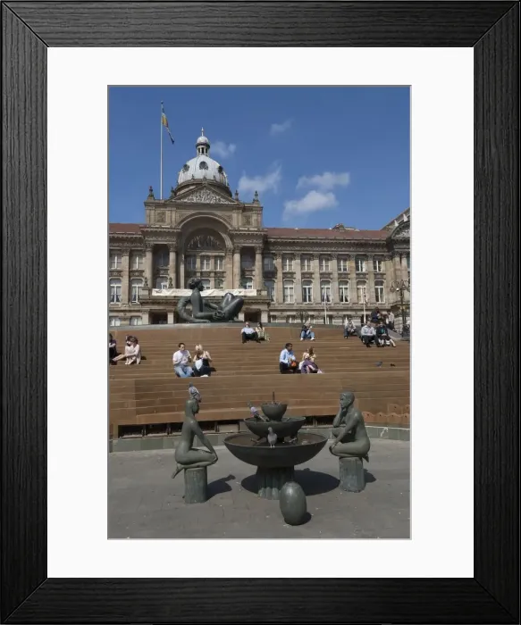 Framed Print : Birmingham, Town Hall, B ham, 2009. Creator: Ethel Davies Framed Print : Birmingham, Town Hall, B ham, 2009. Creator: Ethel Davies