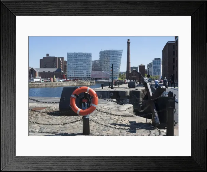 Framed Print : UK, Liverpool, Albert Dock, 2009. Creator: Ethel Davies Framed Print : UK, Liverpool, Albert Dock, 2009. Creator: Ethel Davies