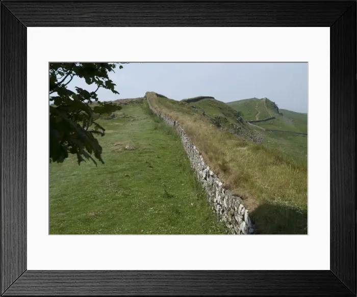 Framed Print : Hadrians Wall, 2006. Creator: Ethel Davies Framed Print : Hadrians Wall, 2006. Creator: Ethel Davies