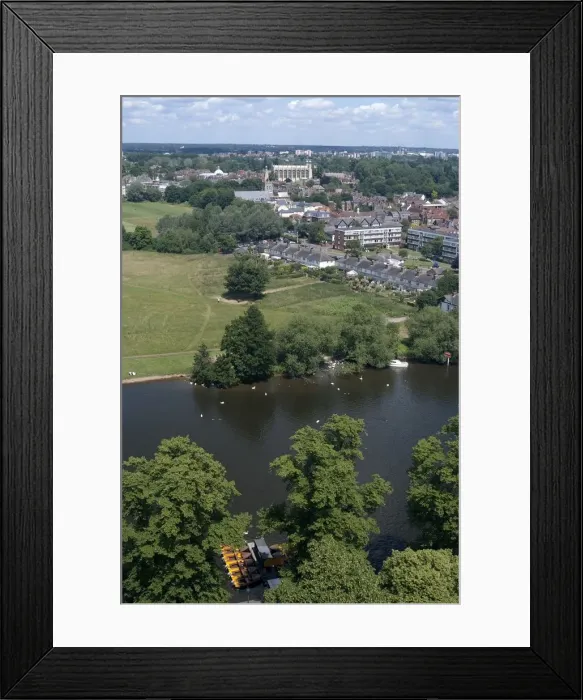 Framed Print : Windsor, the Thames, 2009. Creator: Ethel Davies Framed Print : Windsor, the Thames, 2009. Creator: Ethel Davies