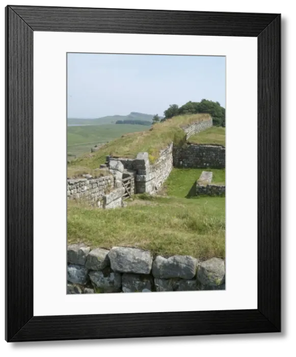 Framed Print : Hadrians Wall, 2006. Creator: Ethel Davies Framed Print : Hadrians Wall, 2006. Creator: Ethel Davies