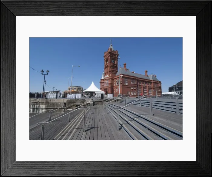 Framed Print : Cardiff, Pierhead Building, 2009. Creator: Ethel Davies Framed Print : Cardiff, Pierhead Building, 2009. Creator: Ethel Davies