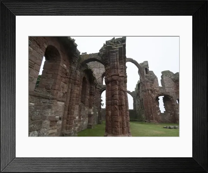 Framed Print : Lindisfarne Priory, 2006. Creator: Ethel Davies Framed Print : Lindisfarne Priory, 2006. Creator: Ethel Davies
