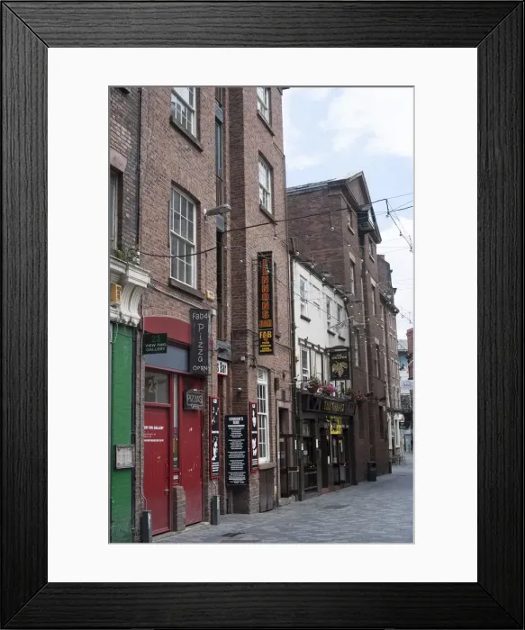 Framed Print : UK, Liverpool, Matthew St, 2009. Creator: Ethel Davies Framed Print : UK, Liverpool, Matthew St, 2009. Creator: Ethel Davies